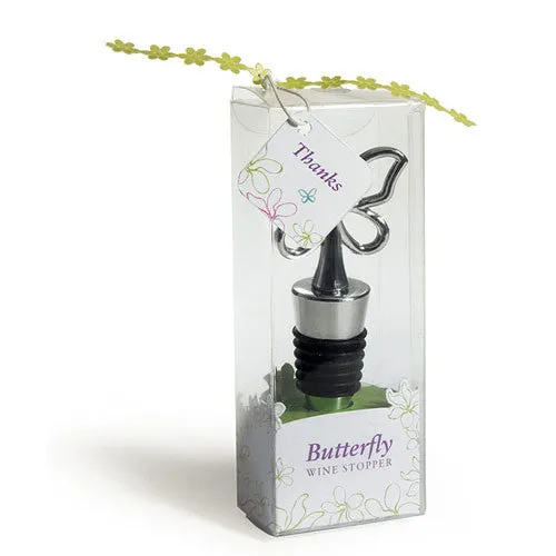 BUTTERFLY WINE STOPPER IN GIFT PACKAGING