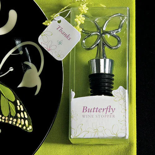 BUTTERFLY WINE STOPPER IN GIFT PACKAGING