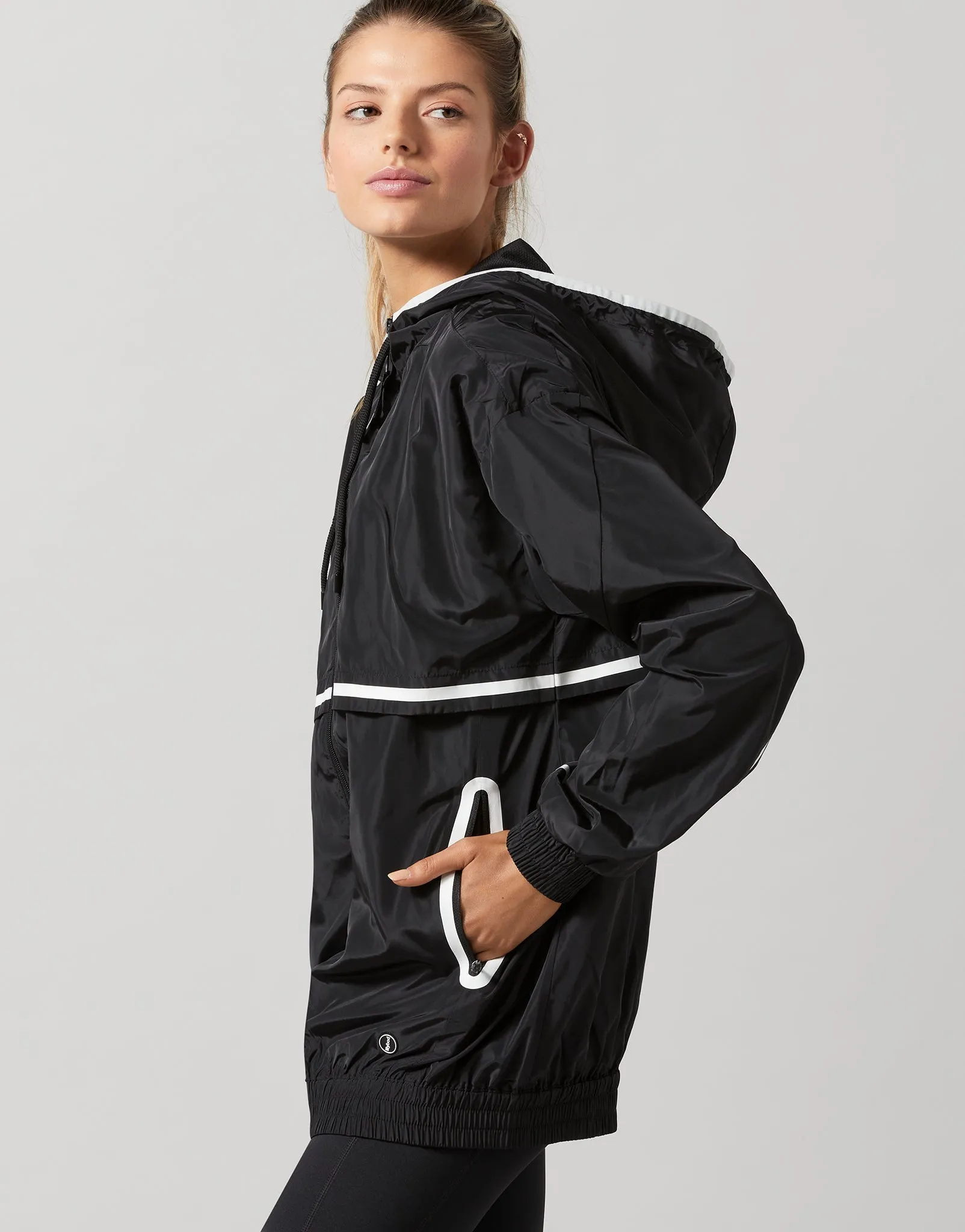 Camila Windbreaker in Black