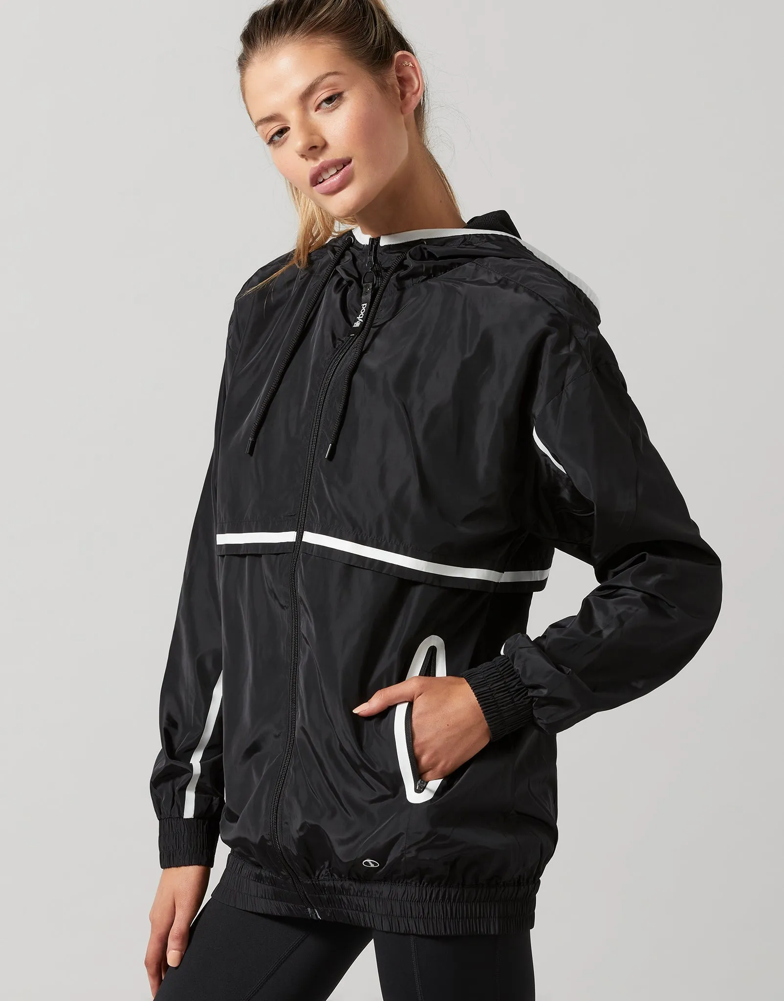 Camila Windbreaker in Black