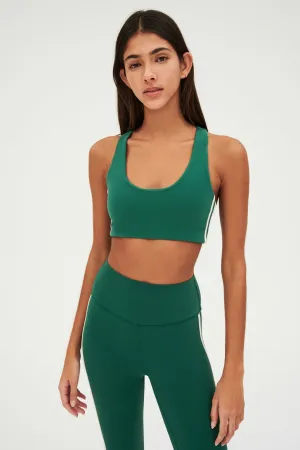 Ella Airweight Bra, Arugula/Vintage White