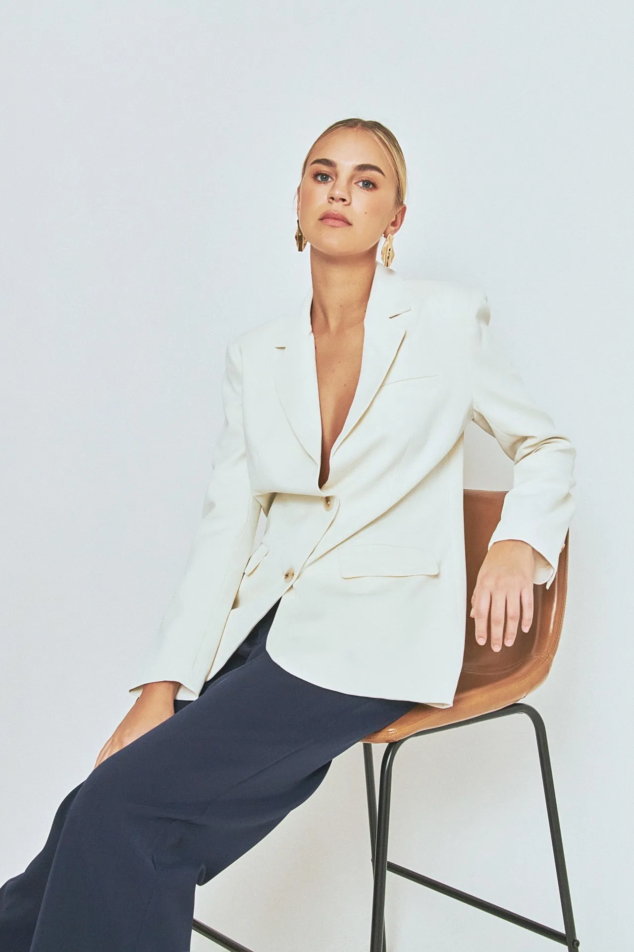 Endless Rose - Buttery Two Button Blazer