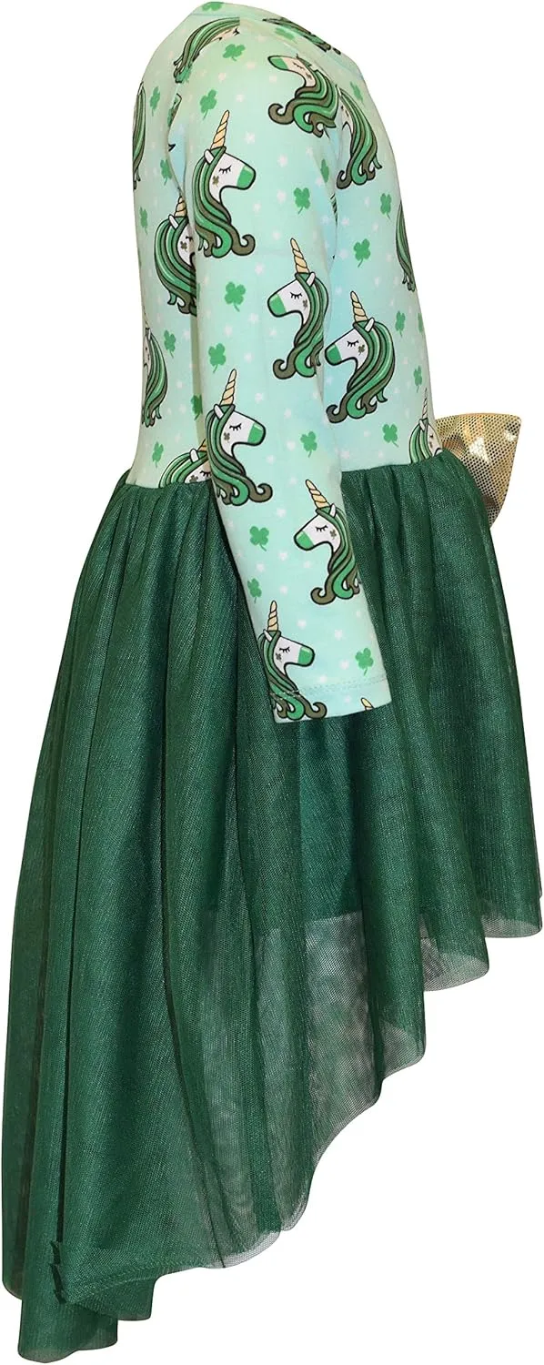 Girls Long Sleeve Tulle Tutu Dresses for Kid and Toddler
