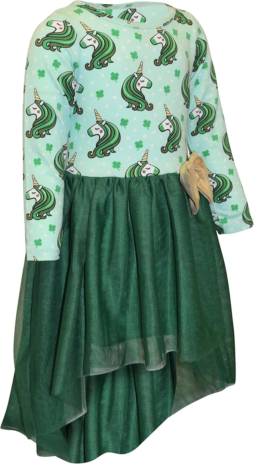 Girls Long Sleeve Tulle Tutu Dresses for Kid and Toddler