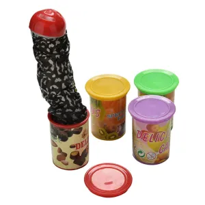 Hot New Funny Trick Frighten For Magic Candy Jar Jump Out Toys With Voice Strange Jar Gags Practical Jokes 5-7 Years Old