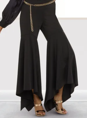Love the Queen 17447 Wide Leg High-low Pant