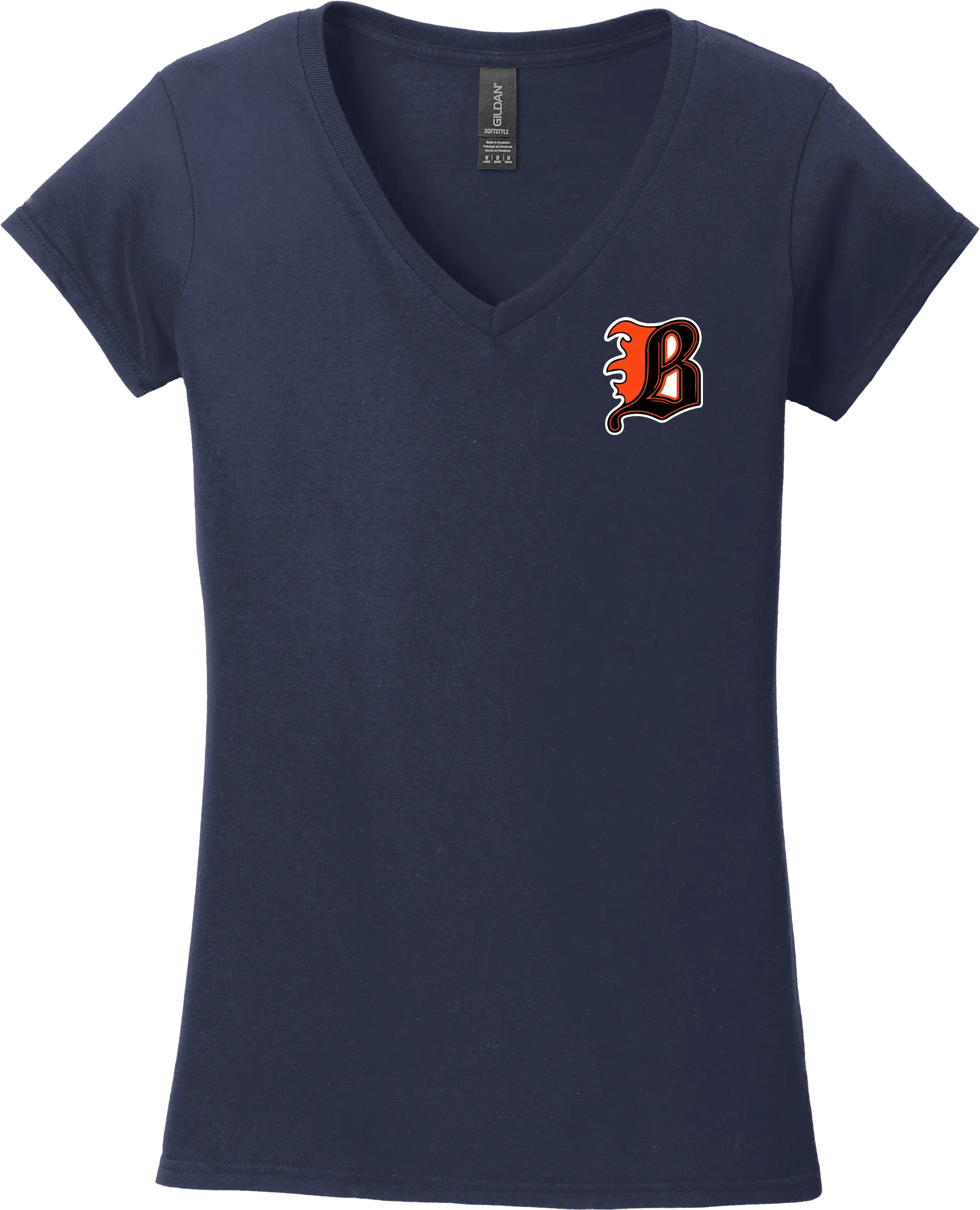 Philadelphia Blazers Softstyle Ladies Fit V-Neck T-Shirt