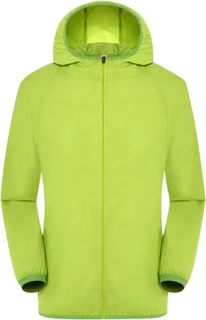 Rain Jacket Women Oversized Sun Protection Windbreaker Unisex coats Packable Hiking Travel Quick Dry Tops with Hood