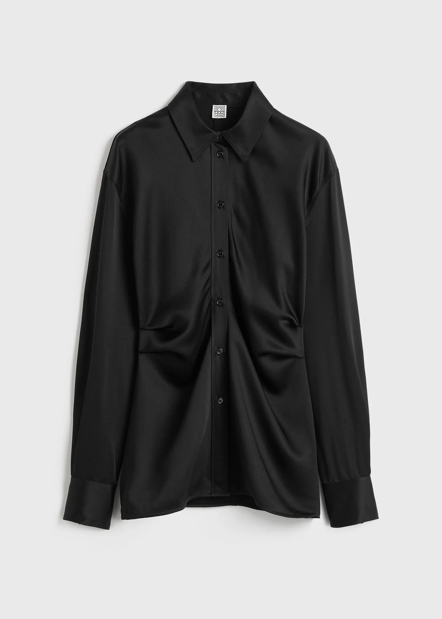 Slouch waist shirt black
