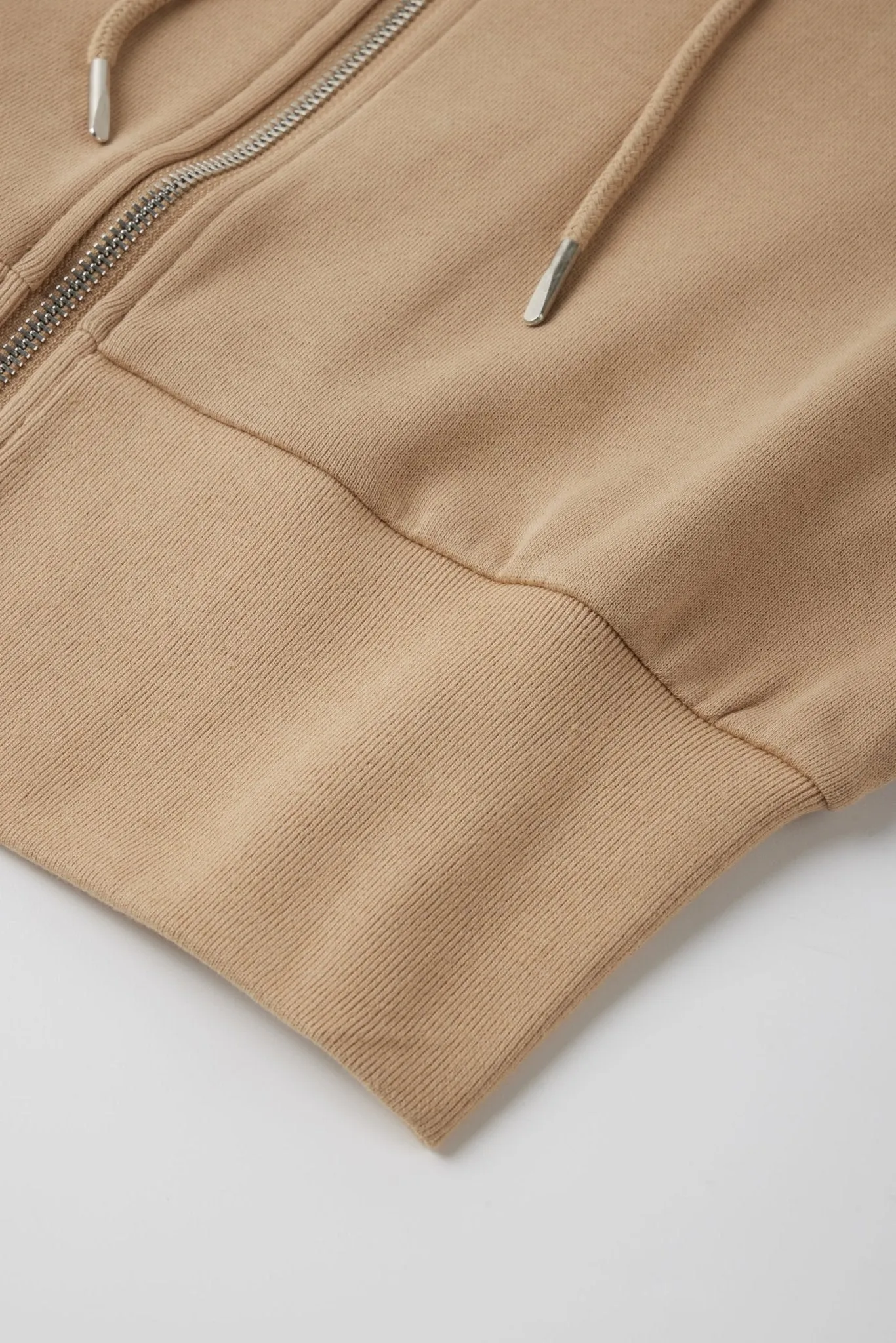 VENICE cotton hoodie jacket (Khaki)