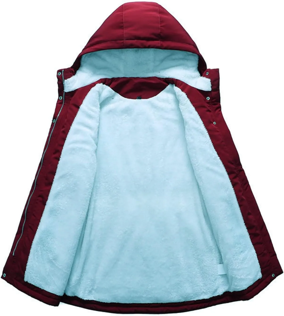 Winter Coats for Women 2025 Plus Size Warm Sherpa Fleece Lined Jackets Hooded Parka Peacoat Outerwear